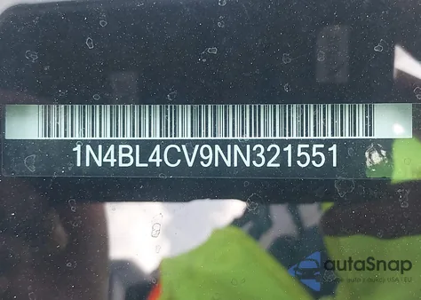 2022 Nissan Altima Sr Fwd из США, поврежденный, VIN 1N4BL4CV9NN321551